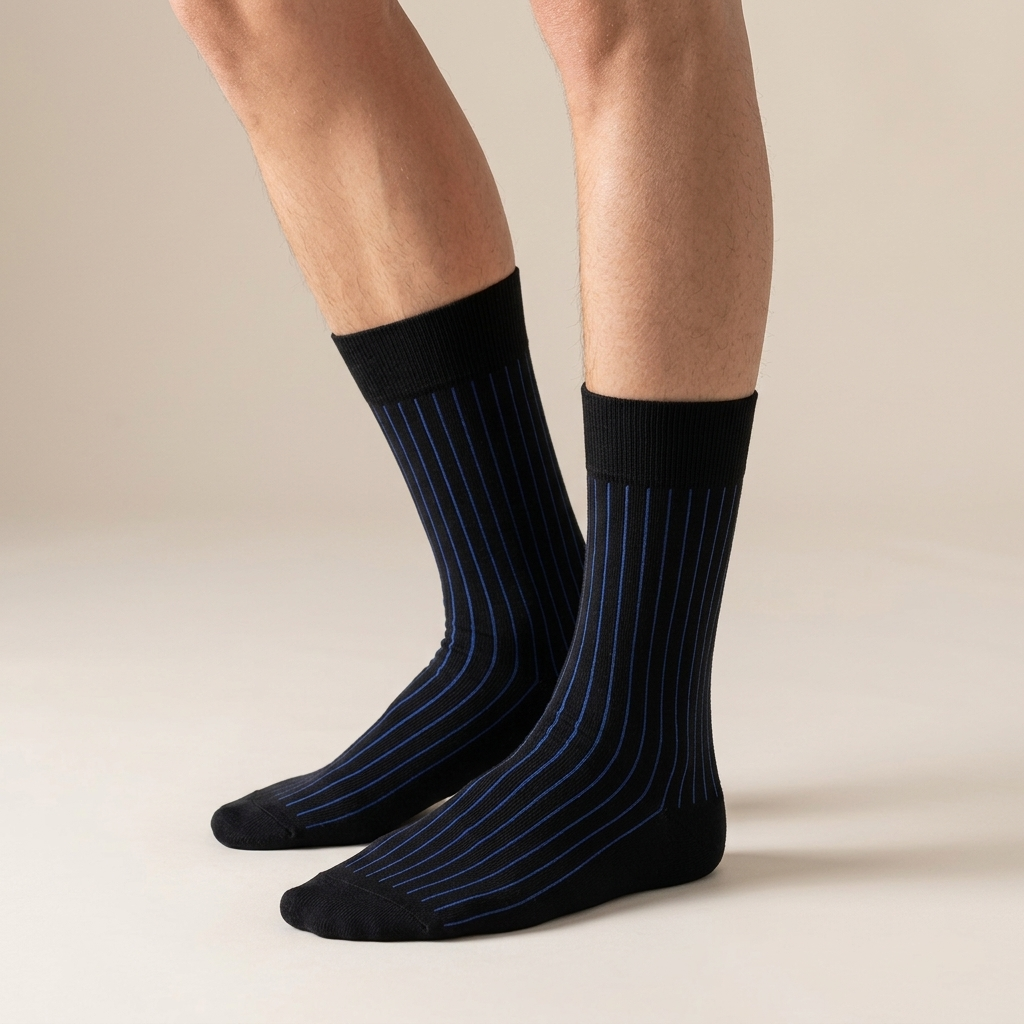 Onyx Cobalt wearing legs