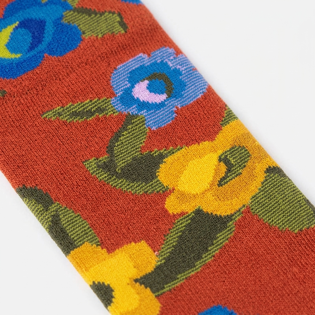 Wildflower Study pattern closeup