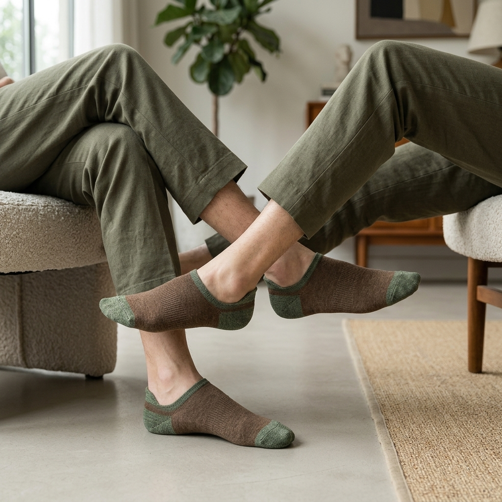 Cocoa Sage Heel Tab lifestyle 1