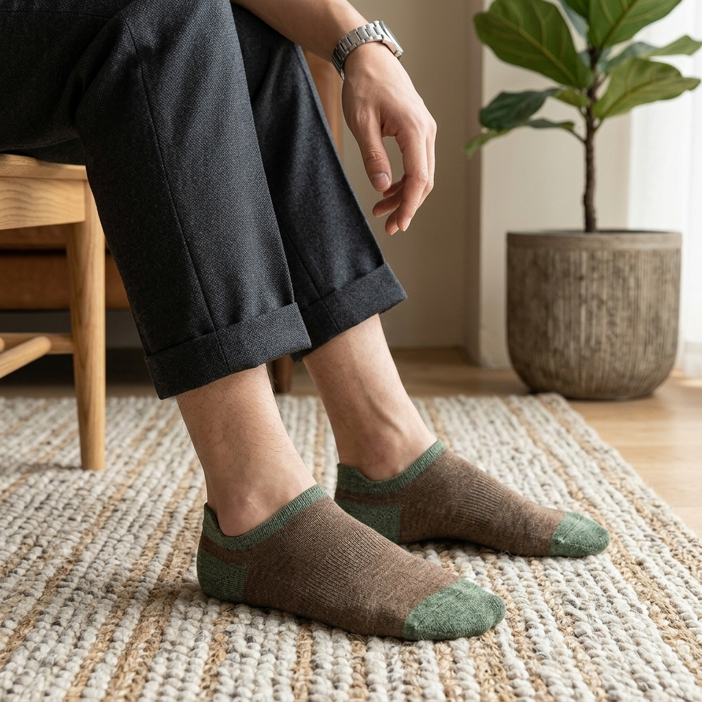 Cocoa Sage Heel Tab lifestyle 2