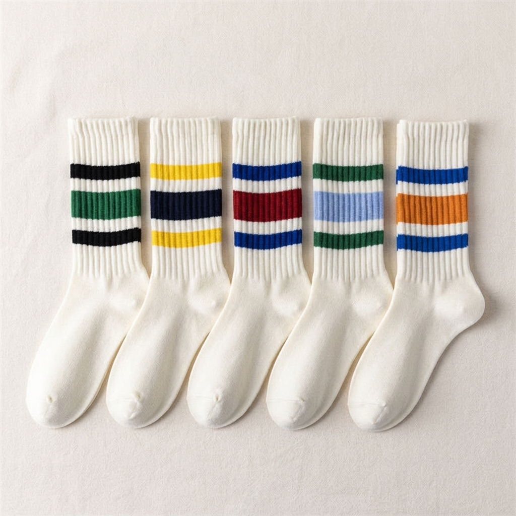 Weekend Stripe Crew family shot
