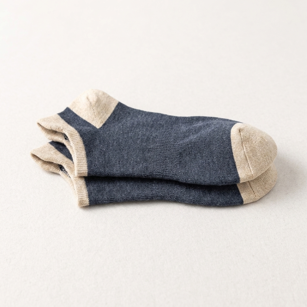 Indigo Cream Heel Tab product photo