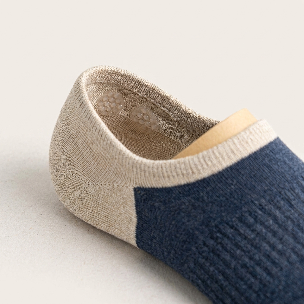 Indigo Cream pattern closeup