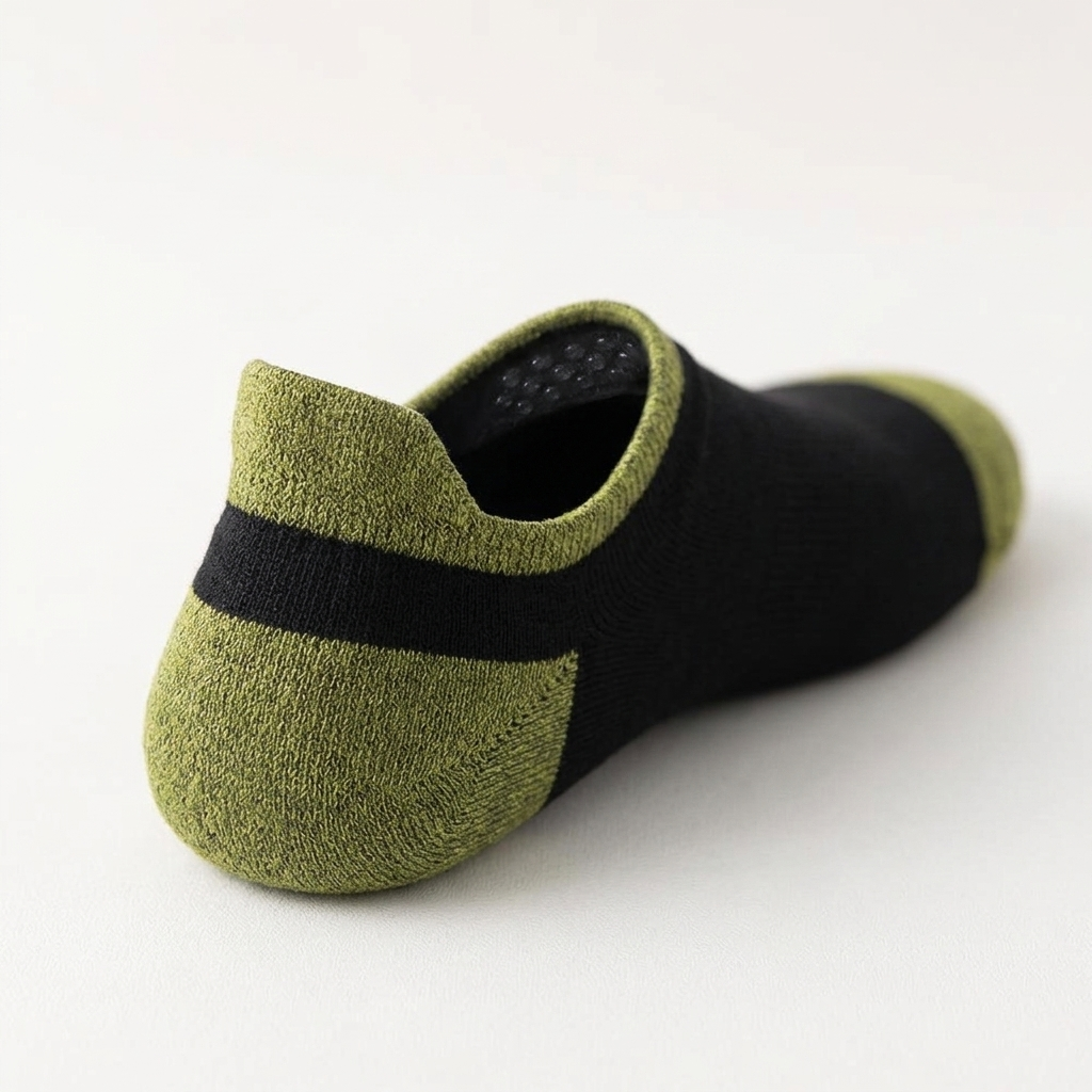 Noir Moss Heel Tab pattern closeup