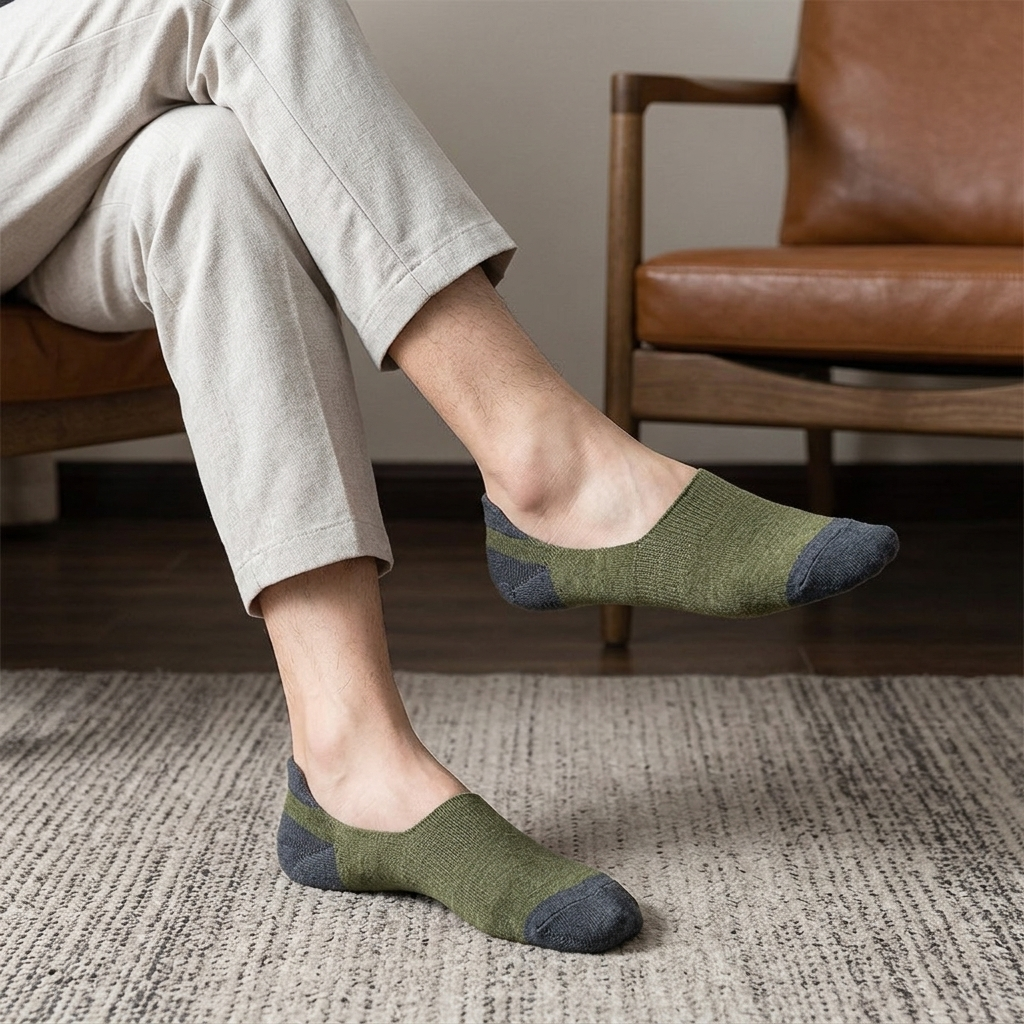 Olive Slate Heel Tab lifestyle 1