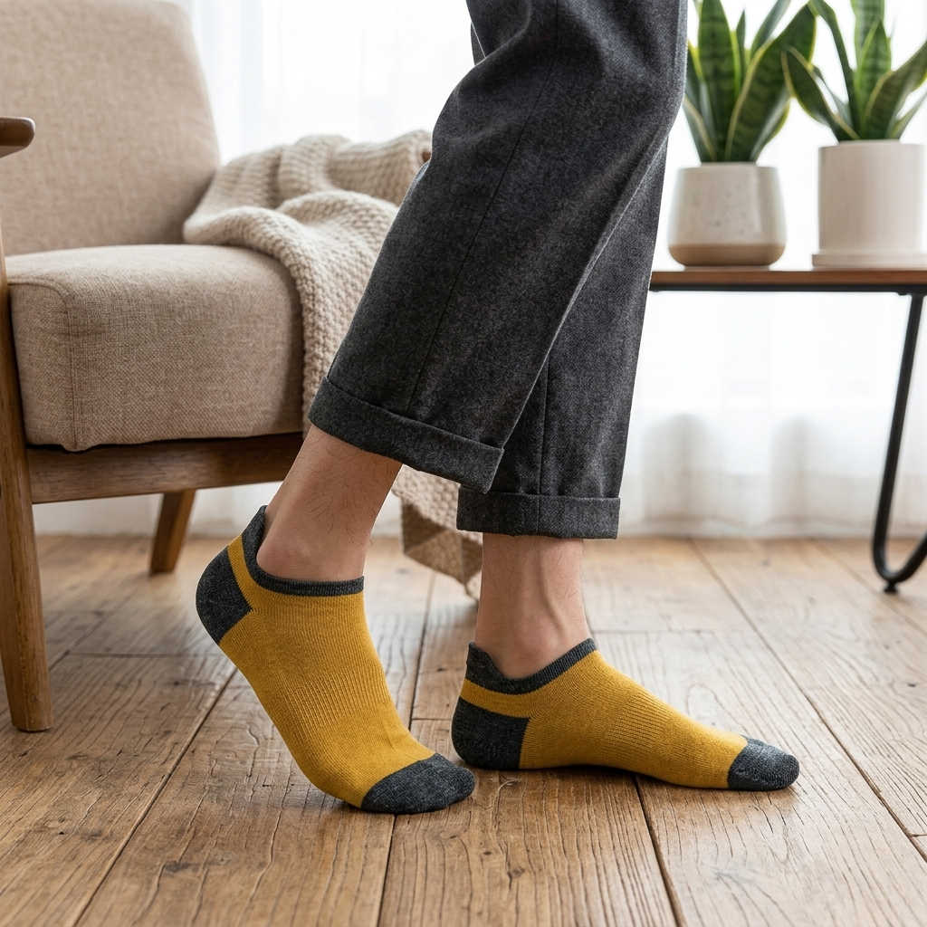 Saffron Slate Heel Tab lifestyle 2